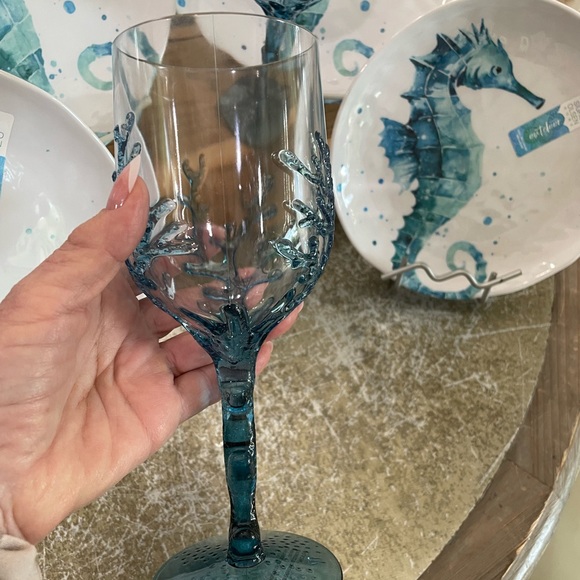 SIGRID OLSEN SEA HORSE /WINE GLASSES BUNDLE - Picture 4 of 5